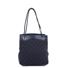 Black GG Canvas Shoulder Bag