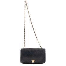 Black Logo Chain Shoulder Bag