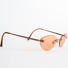 CHANEL - Brown Rimless Logo Sunglasses