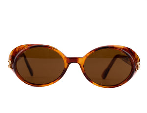 Brown Logo Sunglasses