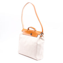 Beige and Brown Two-Way Herbag Handbag