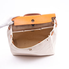 Beige and Brown Two-Way Herbag Handbag