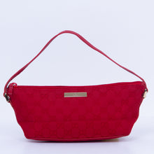 Red Mini GG Pattern Shoulder Bag