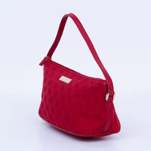 Red Mini GG Pattern Shoulder Bag