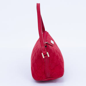 Red Mini GG Pattern Shoulder Bag