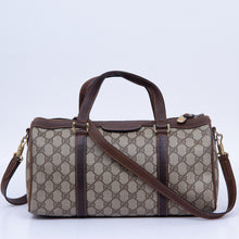 Beige & Brown GG Pattern Two-way Bag