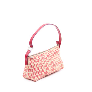 Beige & Fuchsia Zucchino Shoulder Bag