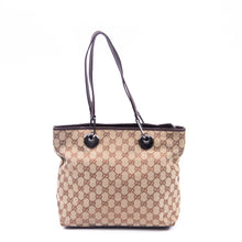 Beige & Brown GG Shoulder Bag