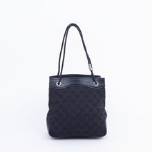 Black GG Canvas Shoulder Bag