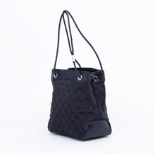 Black GG Canvas Shoulder Bag