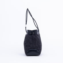 Black GG Canvas Shoulder Bag