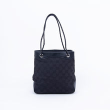 Black GG Canvas Shoulder Bag