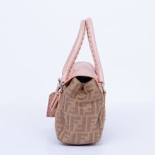 Beige & Pink Zucca Handbag