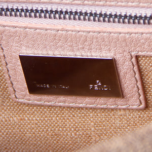 Beige & Pink Zucca Handbag