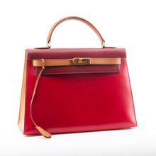 Tri-Color Kelly Sellier Handbag