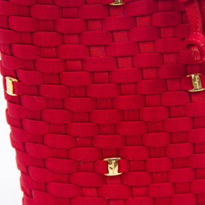 Red Woven Bag