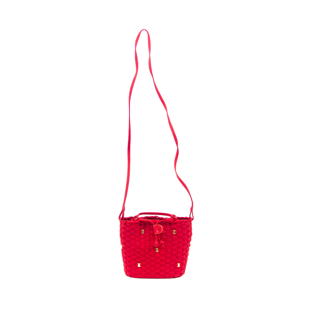 Red Woven Bag