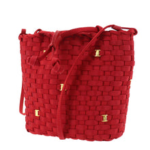 Red Woven Bag