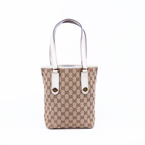 Brown & Ivory GG Tote Bag