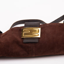 Brown Suede Shoulder Bag