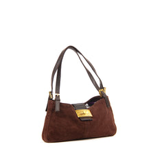 Brown Suede Shoulder Bag