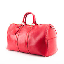 Red Keepall Boston Travel Bag