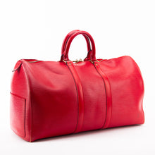 Red Keepall Boston Travel Bag