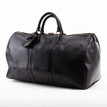 Black Keepall Boston Travel Bag