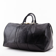 Black Keepall Boston Travel Bag