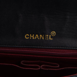 Black Logo Chain Shoulder Bag