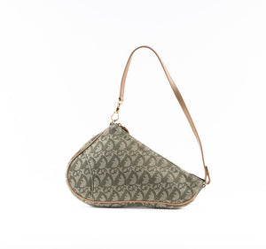 Olive Green Trotter Saddle Handbag