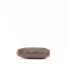 Brown Macadam Pattern Clutch Bag