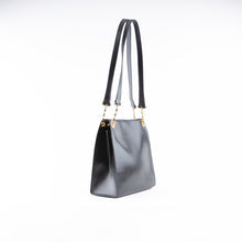 Navy Chain Shoulder Bag