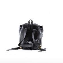 Black Leather Backpack