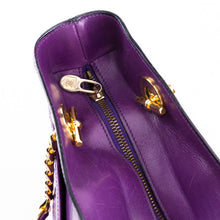 Purple Chain Shoulder Bag