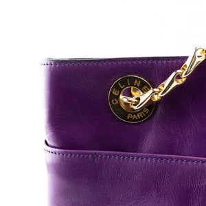 Purple Chain Shoulder Bag