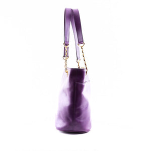 Purple Chain Shoulder Bag