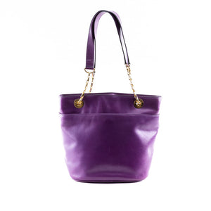 Purple Chain Shoulder Bag