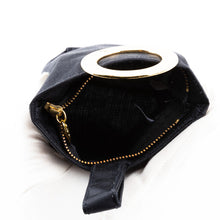 Black Nylon Mini Handbag