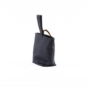 Black Nylon Mini Handbag