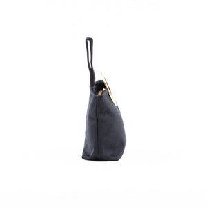 Black Nylon Mini Handbag