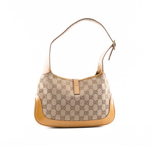 Brown Beige Jackie Shoulder Bag