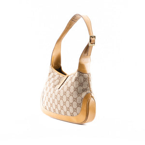 Brown Beige Jackie Shoulder Bag