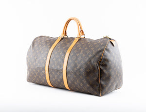 Monogram 50 Keepall Boston Travel Bag