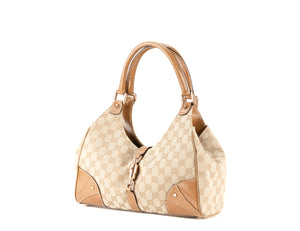 Beige Brown Jackie Shoulder Bag