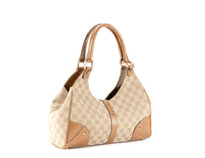 Beige Brown Jackie Shoulder Bag