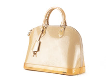 Louis Vuitton Yellow Vernis Alma PM HandBag