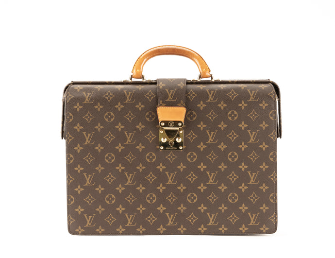 Monogram Serviette Fermoir Brief Case