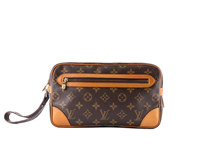 Monogram Marly Dragonne Clutch Handbag