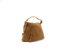 Beige Mamma Baguette Shoulder Handbag